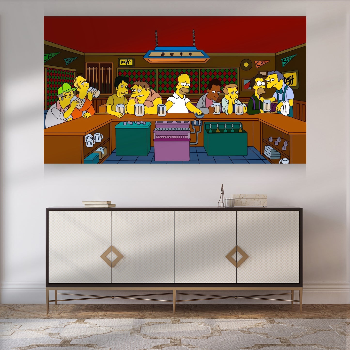 Ultima Cena Los Simpson 1
