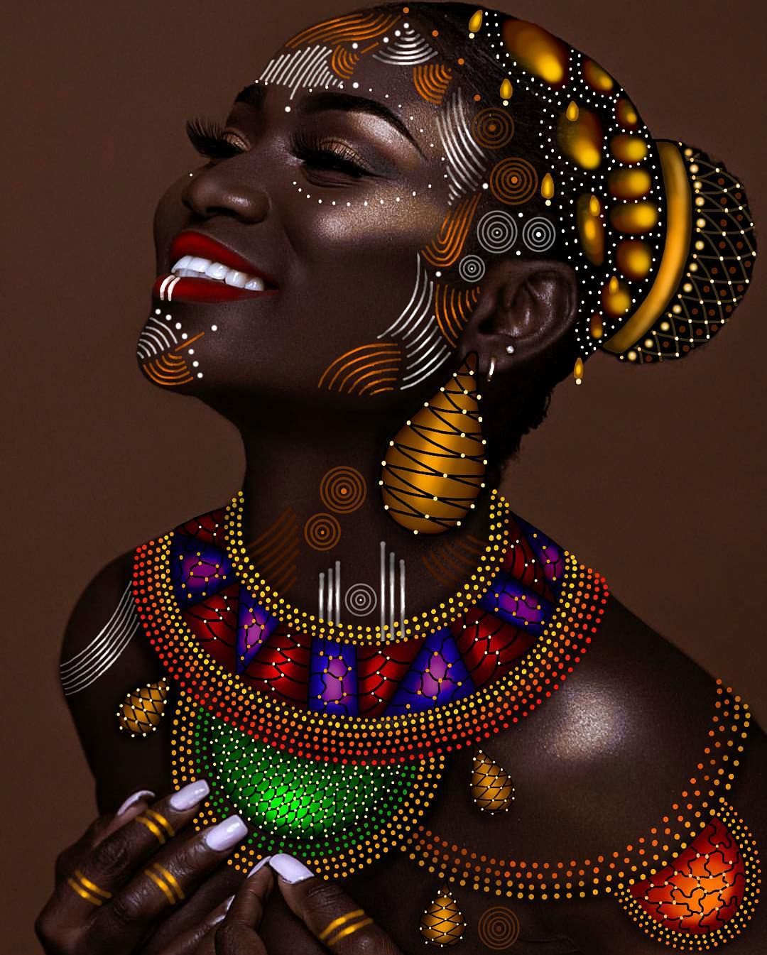 Morenas Africanas - Varios diseños