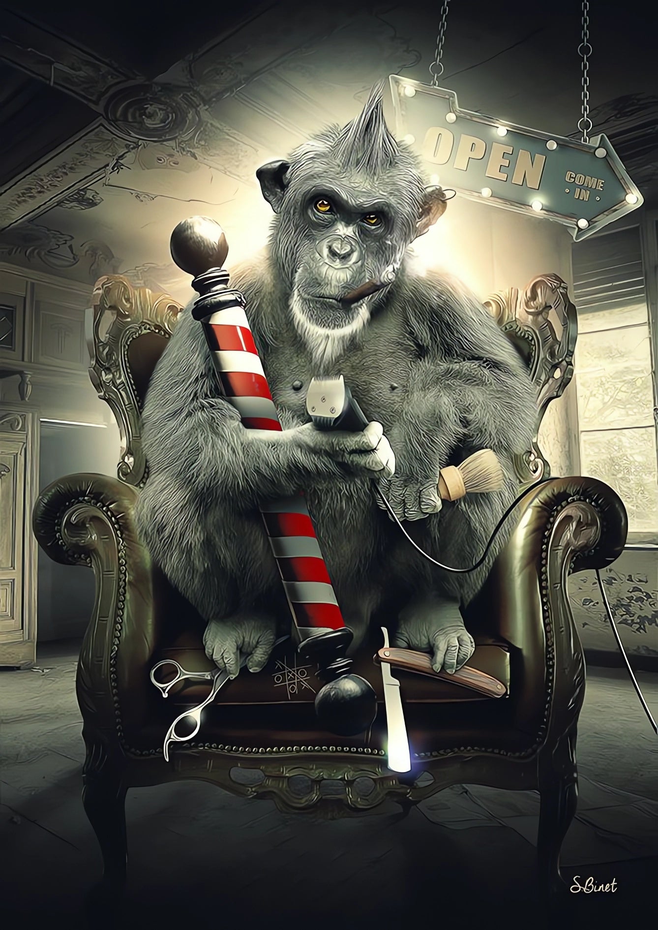 Monos Barbería Open