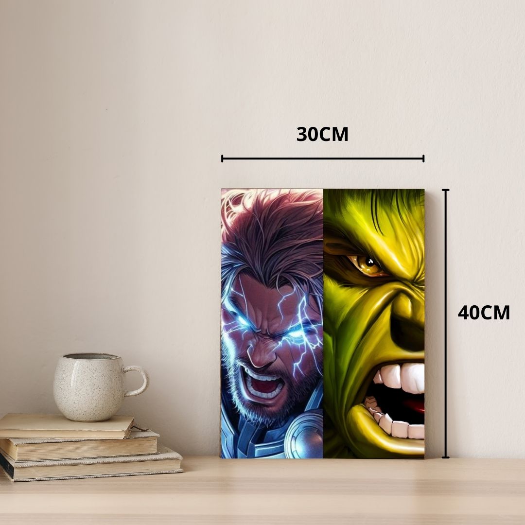 Thor - Hulk - Capitán América - Iron Man - Hombre Araña