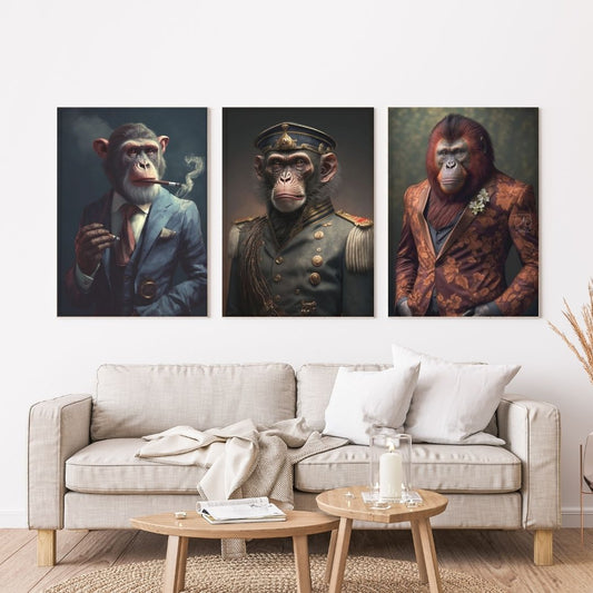 Monos varios diseños