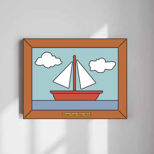 "Scene from moby dick"