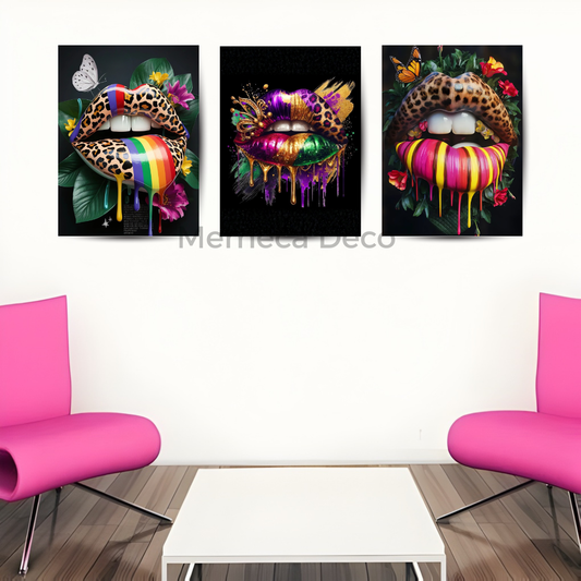 Salon de Belleza - Diseño Bocas Maquillaje