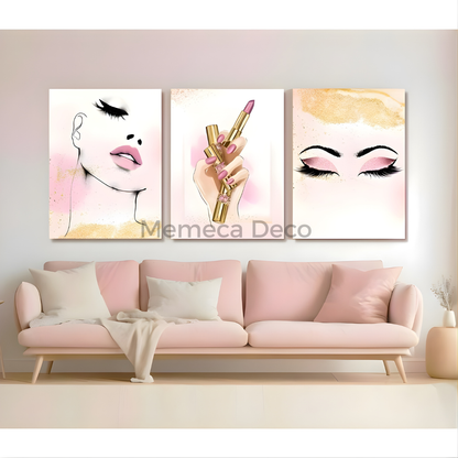 Salon de Belleza - Diseño Maquillajes Rosa