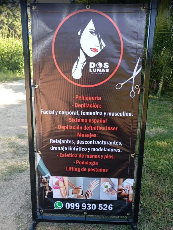 Cartel de Vereda - Estructura de Hierro