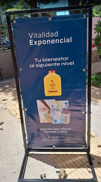 Cartel de Vereda - Estructura de Hierro