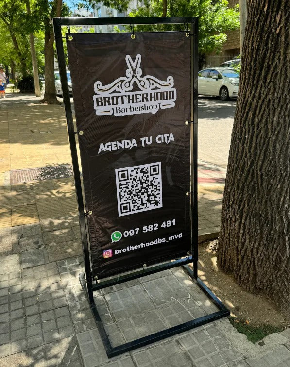 Cartel de Vereda - Estructura de Hierro
