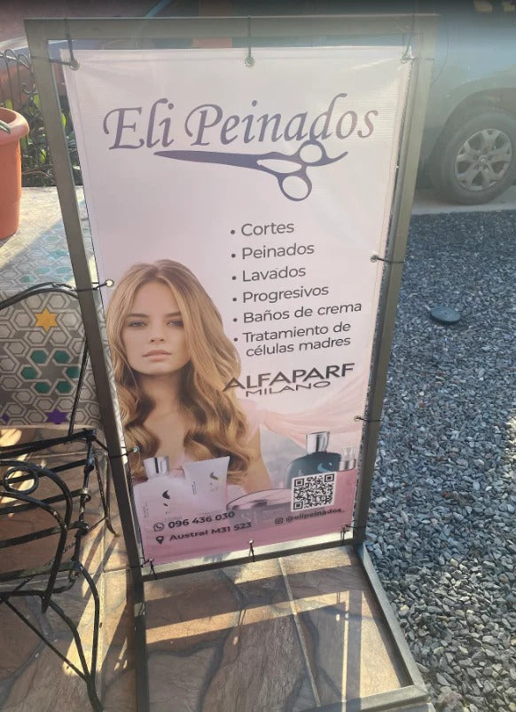 Cartel de Vereda - Estructura de Hierro