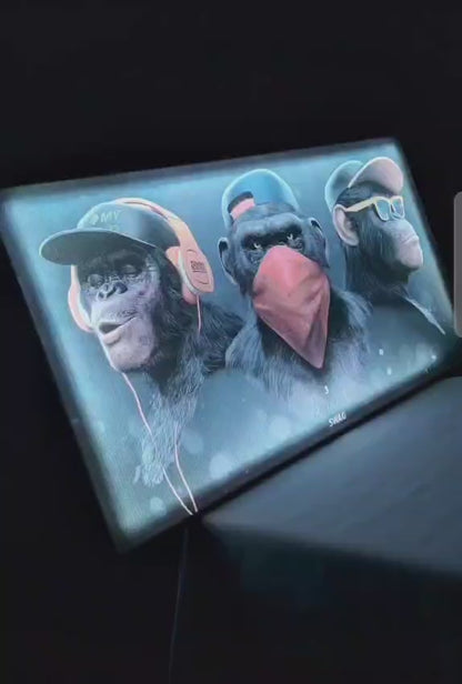 MONOS SABIOS LED